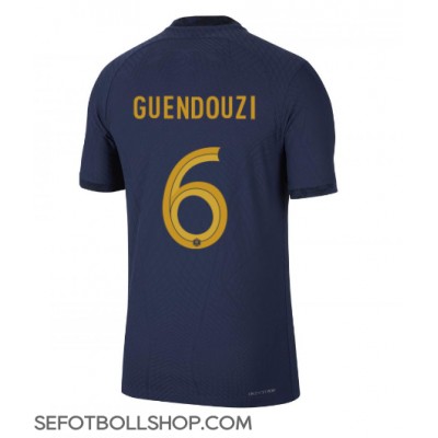 Billiga Frankrike Matteo Guendouzi #6 Hemma fotbollskläder VM 2022 Kortärmad